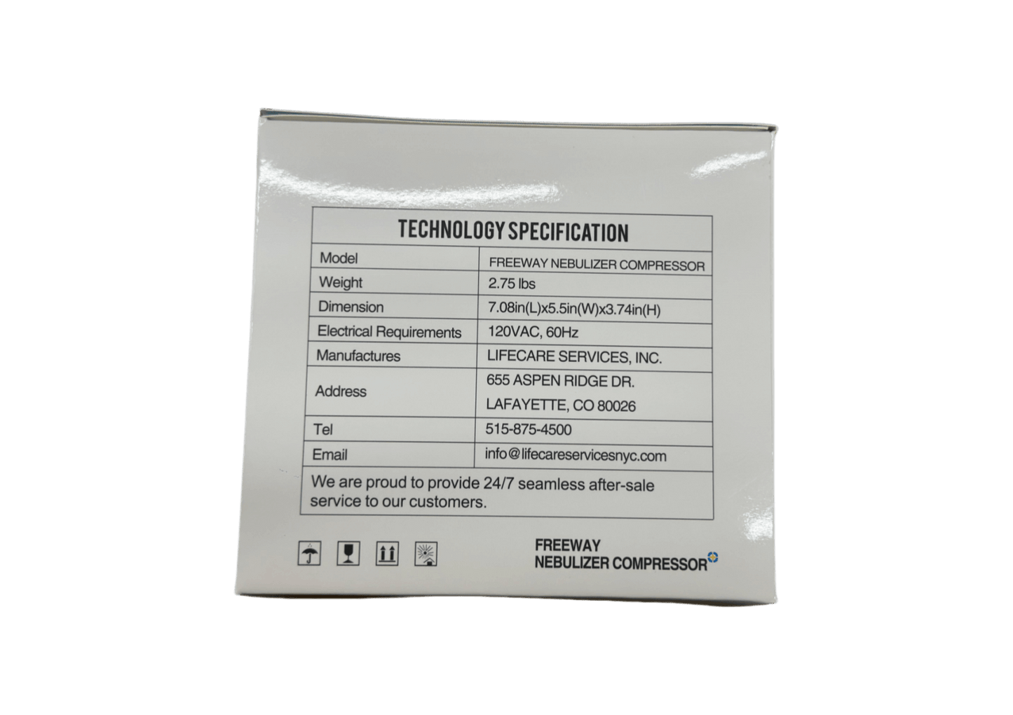 FREEWAY NEBULIZER COMPRESSOR