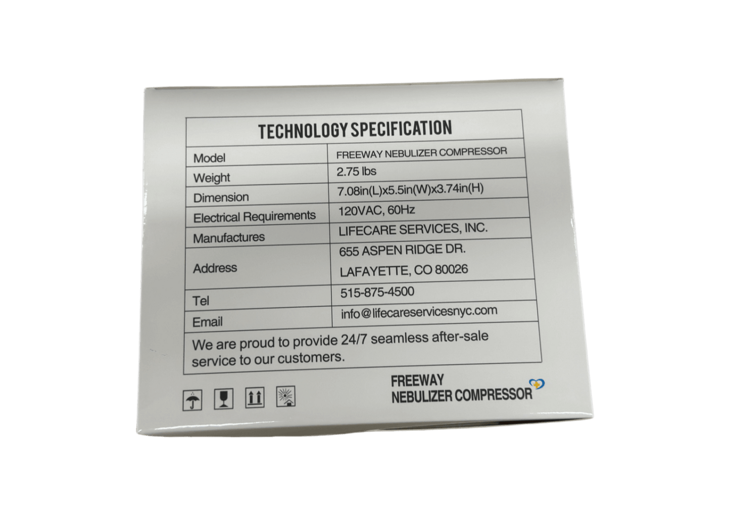 FREEWAY NEBULIZER COMPRESSOR